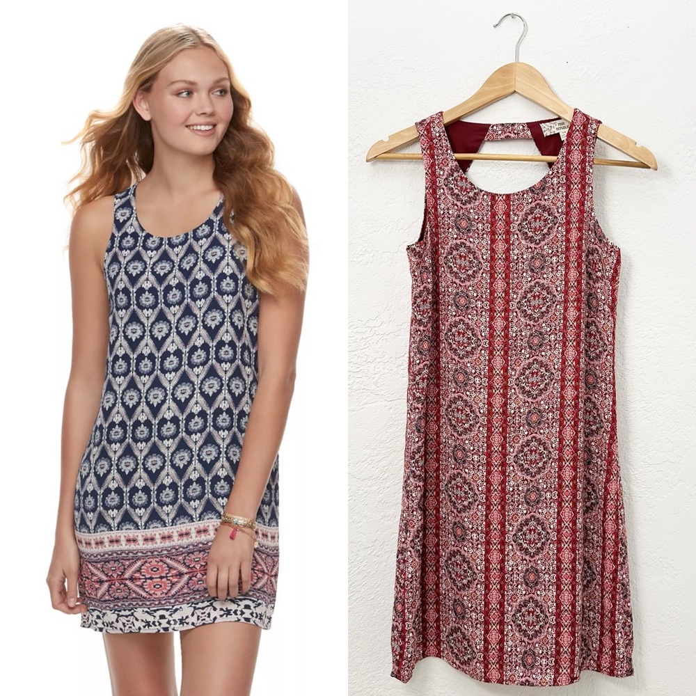 Pink Republic Keyhole Back Boho Dress - Picture 1 of 11
